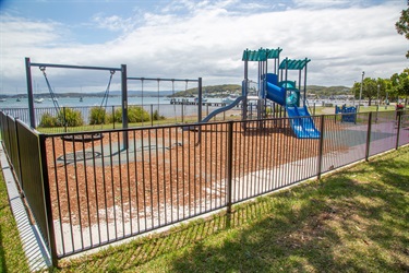 fully fenced playground II